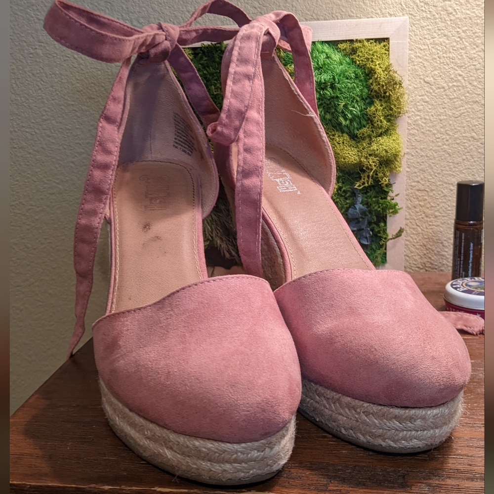 Brash Ballerina Wedge Sandals